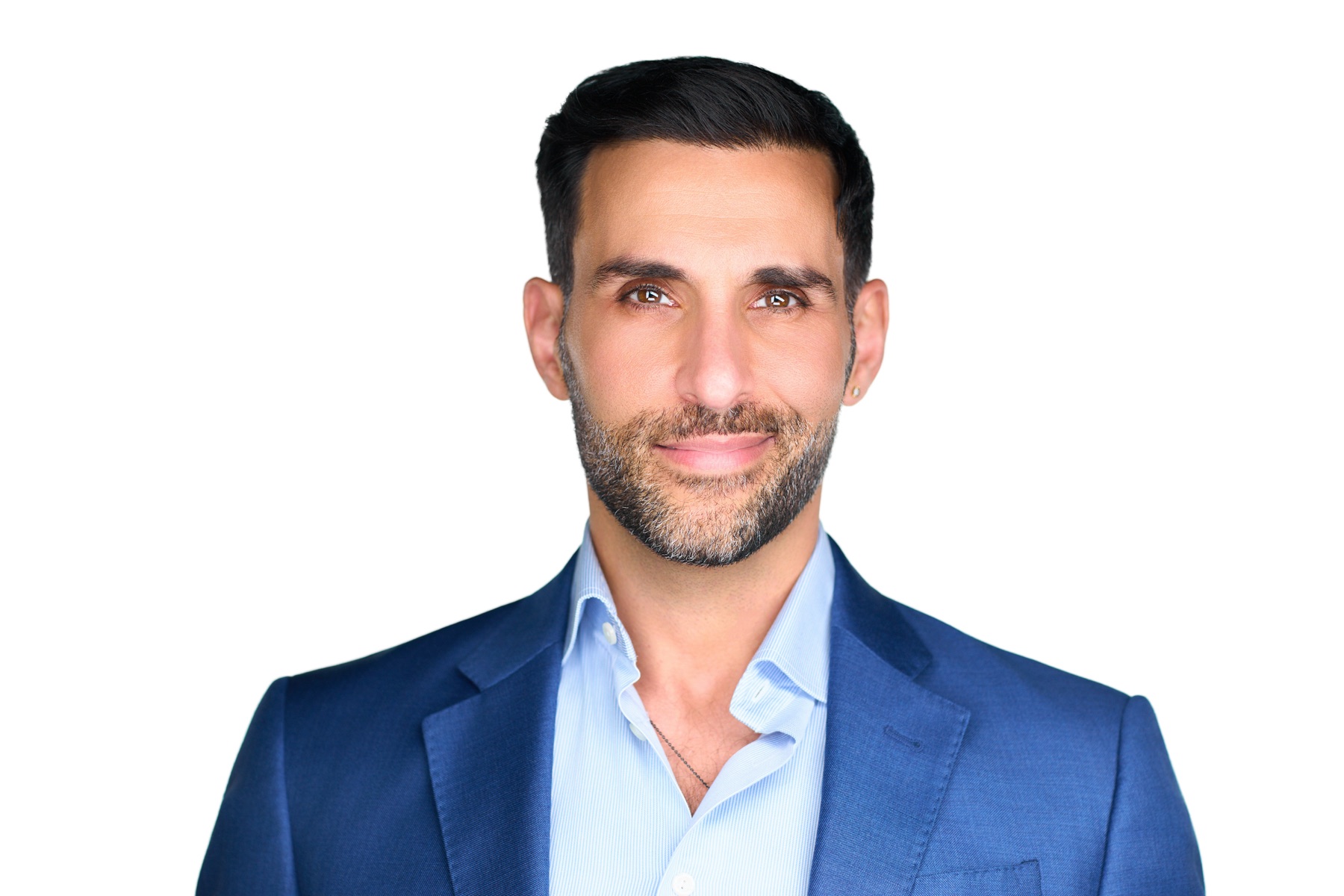 Executive headshot example photographed in a Sydney studio